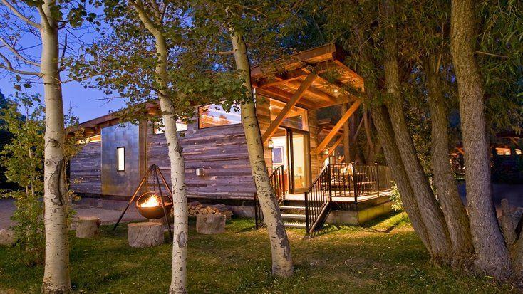 A Wyoming tiny house rental on a list of Valentine's Day gift ideas and Valentine's Day gifts for her.