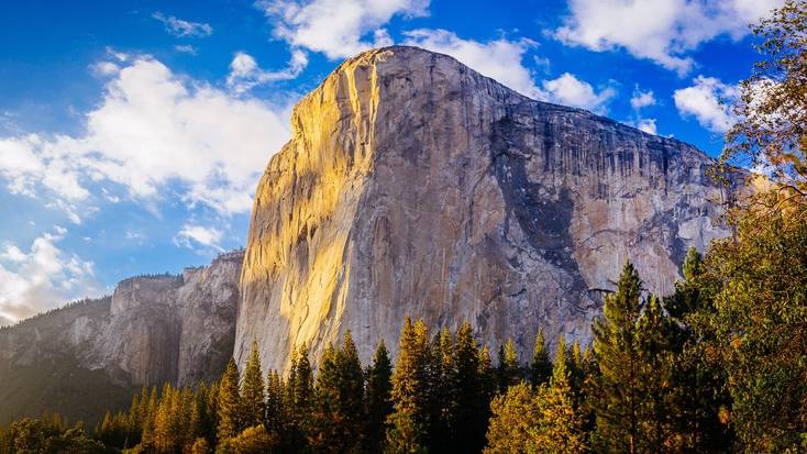 El Capitan, a main attraction in Yosemite