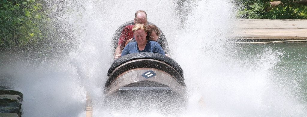 The entrance to Silver Dollar City, Missouri