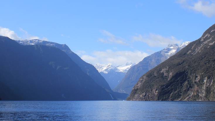 A stunning fjord in Auckland, New Zealand