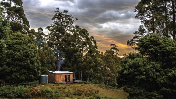 Stay in a secluded tented cabin