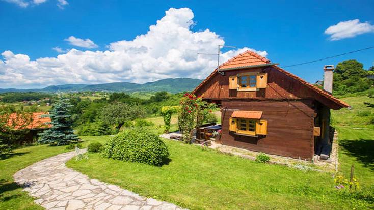 A rustic cottage in the Croatian countryside