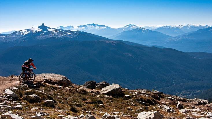 Mountain biking in Whistler for Victoria Day