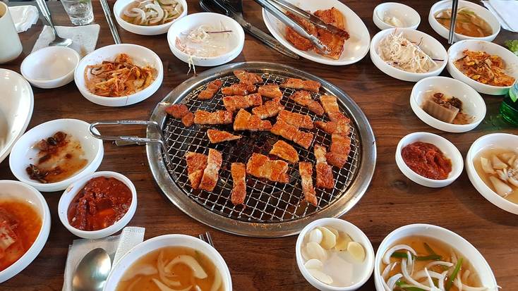 Try a traditional Korean BBQ