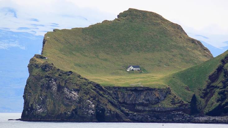 A cottage on a secluded island