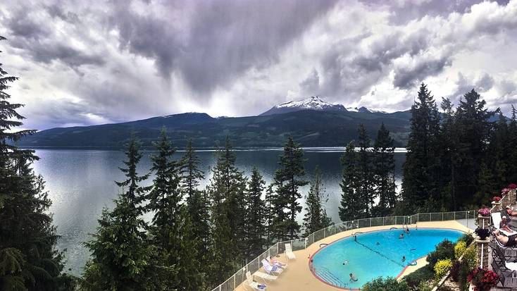 Spend BC Day relaxing at the halcyon hot springs for a fun summer vacation