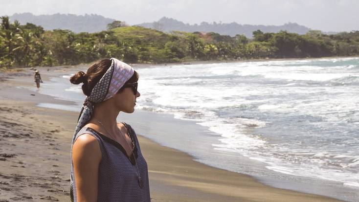 a woman on a beach in the Caribbean.jpg