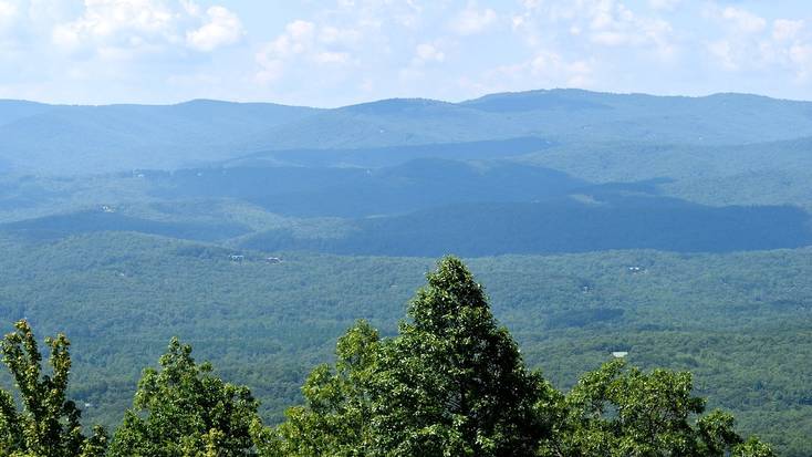 Escapadelas nas montanhas em Blue Ridge Mountains