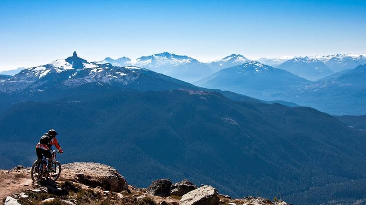 Mountain biking in the Rocky Mountains for BC Day is the perfect summer vacation