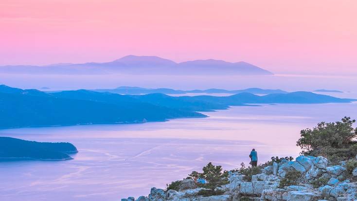 A view over Brac Island, Croatia