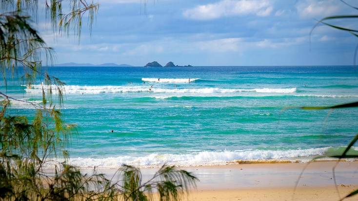 A view over Byron Bay, New South Wales