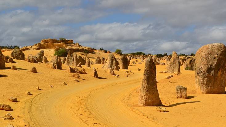 Visit Nambung National Park during your staycation in Western Australia