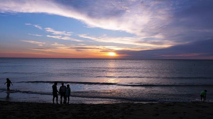 Enjoy a lake beach on Lake Michigan when you visit Holland, MI