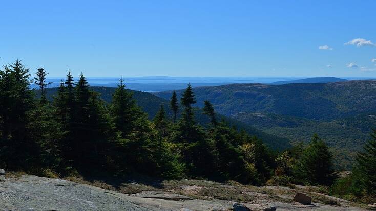 Go camping in Acadia