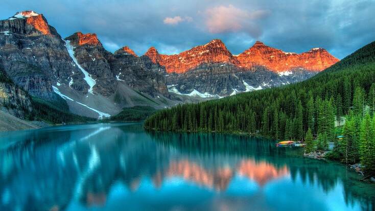 A lake in Banff National Park