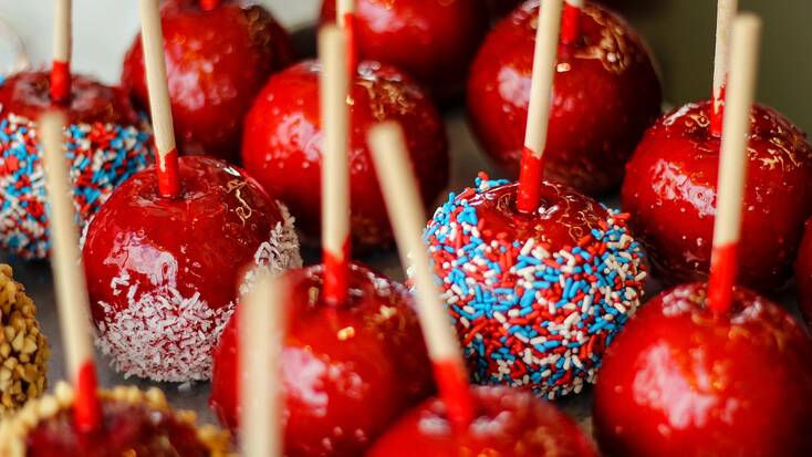 Look for a candy apple recipe for Halloween