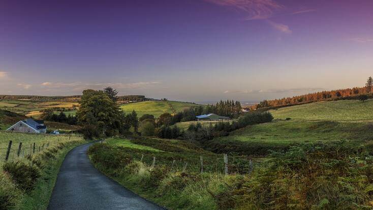 Explore the Irish countryside near Dublin, Ireland