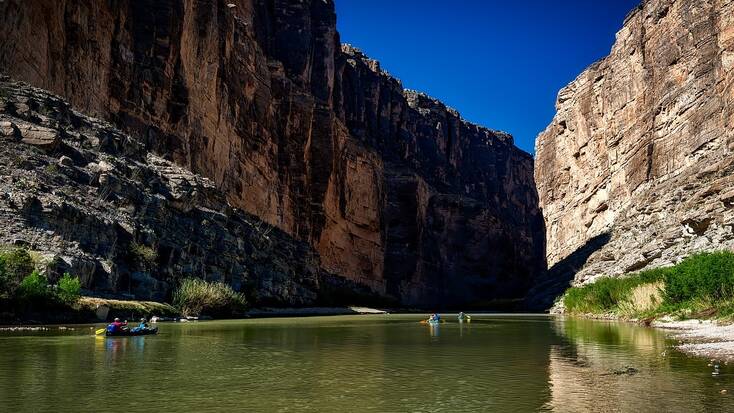Go canoeing on the Rio Grande, Texas