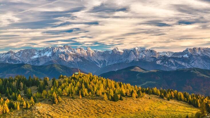 A view over the Austrian Alps