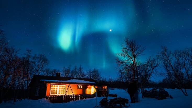 Watch the Aurora Borealis. Northern Lights vacations.