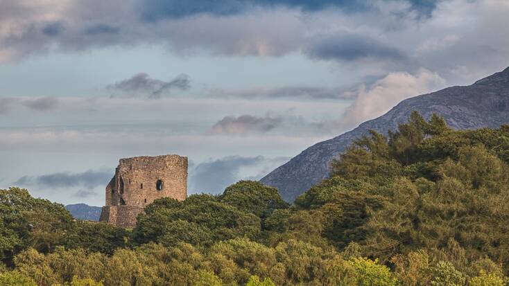 Dolbadarn Castle in Llanberis, Wales