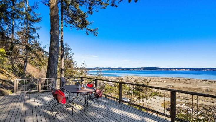 Incredible view from beach house in Washington