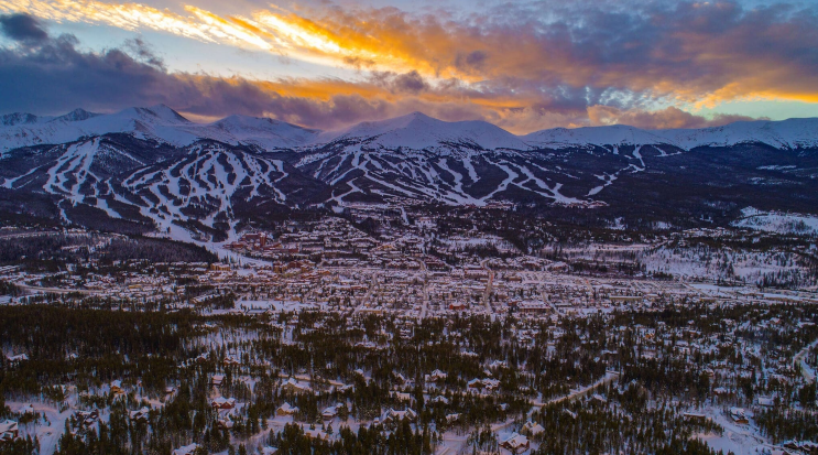 Mountains of Breckenridge, Colorado.