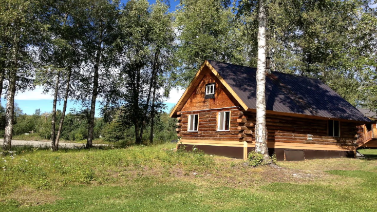 Spacious and Secluded Log Cabin Rental on a Permaculture Farm near Talkeetna, Alaska, famous film locations