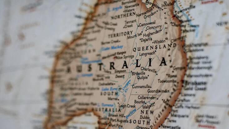 Australian states and maps of Australia