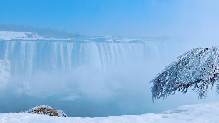 Niagara Falls in winter