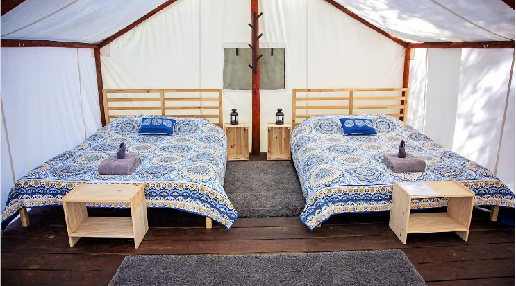 Unique Cabin-Tents Perfect for Families at Whitewater Rafting Resort, British Columbia
