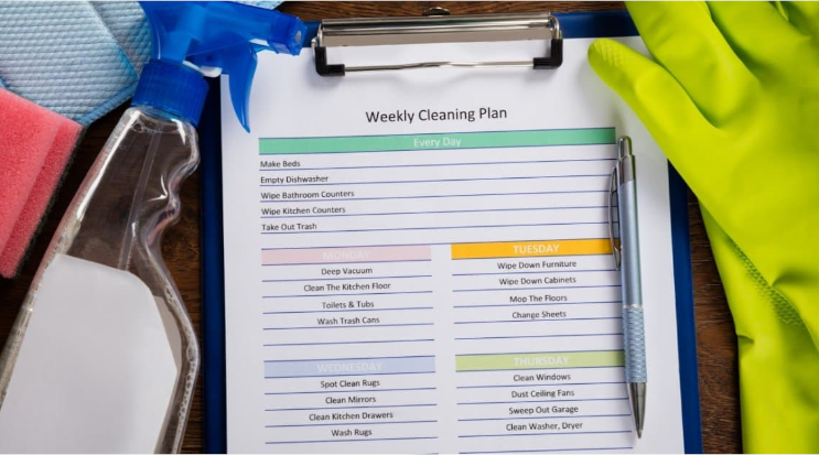 Cleaning Tasks List