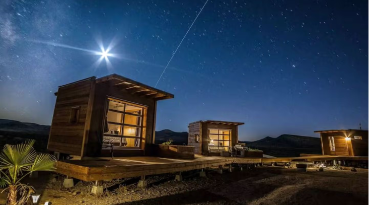 Secluded Glamping Eco-Pod Rental in the Mojave Desert near Ridgecrest, California