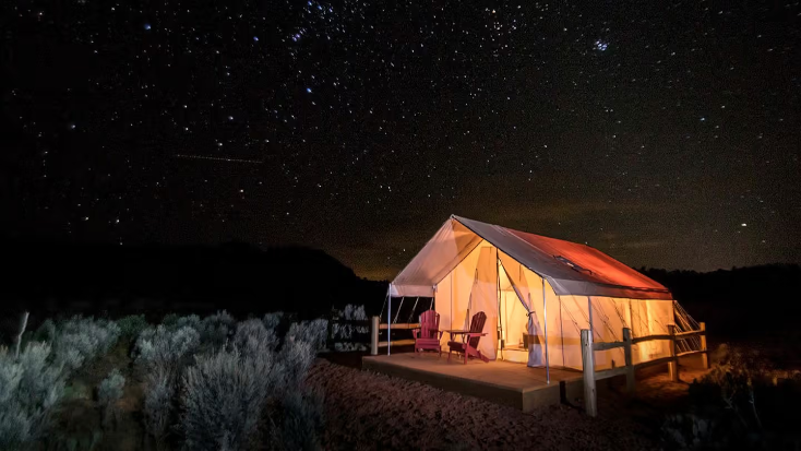 Luxury Camping Alongside the Grand Staircase-Escalante National Monument in Utah, what to do on valentine's day
