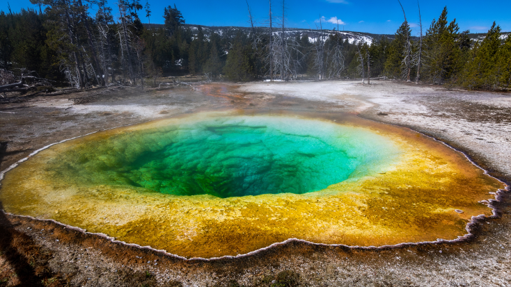 Upper Hot Springs in Banff National Park