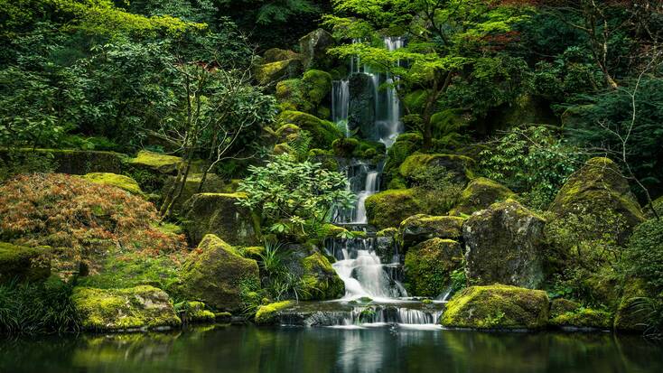 Japanese Garden in Portland, Oregon