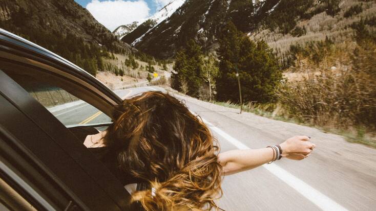 A traveler On the Road trip of a lifetime