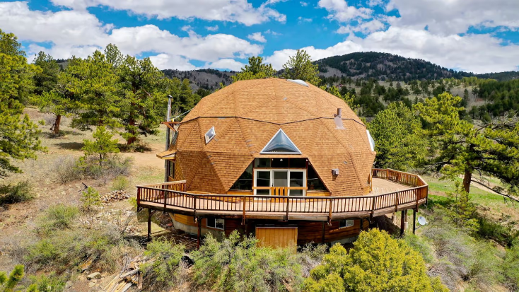 Amazing Dome in the Rocky Mountains for Luxury Camping in Idaho Springs, romantic spring vacations