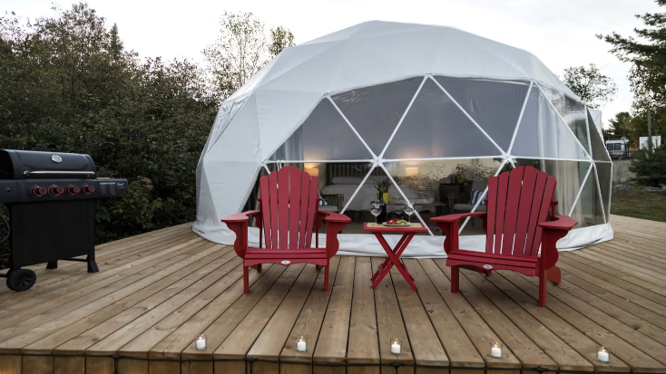 Canadian Glamping Escape em Pet-Friendly Beach Dome em Dunchurch, Ontário, aluguel por temporada em Toronto