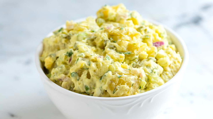 Use your roast potatoes as a salad!