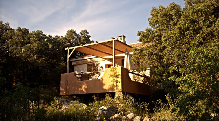 Woodland Cottage with Tree Top Terrace and a Shared Pool near Granada, Spain