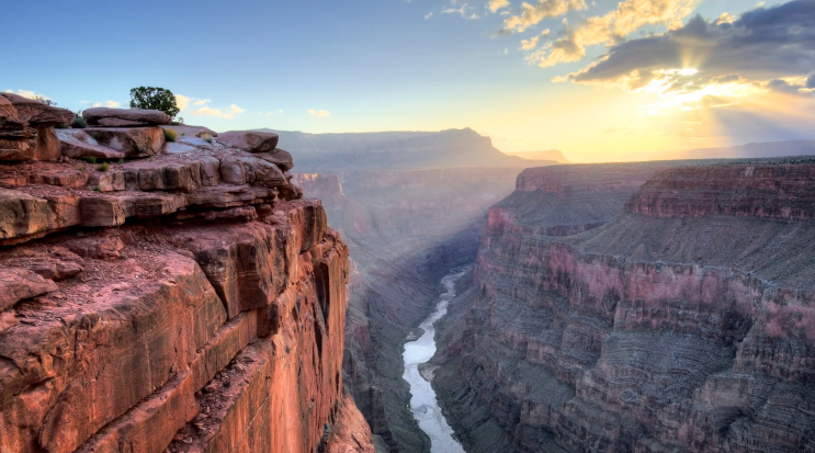 Grand Canyon National Park Incredible view of the Grand Canyon at sunrise