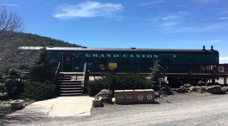 Classic Railcar Suites from the 1950s near the Grand Canyon in Northern Arizona