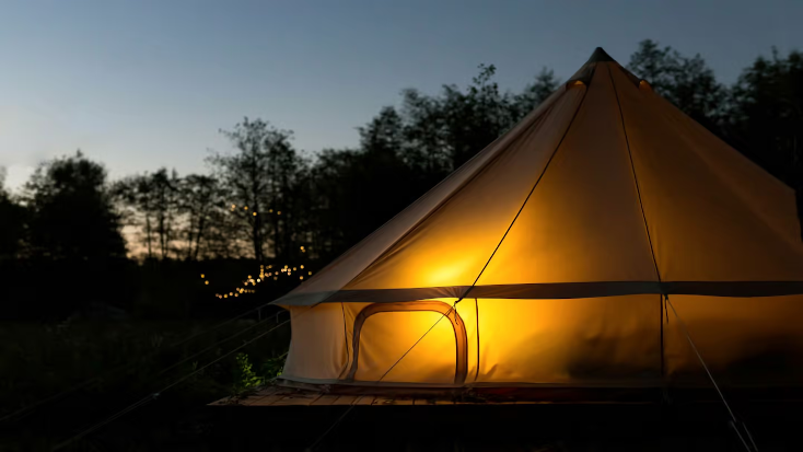Gorgeous Bell Tents Perfect for Glamping near London