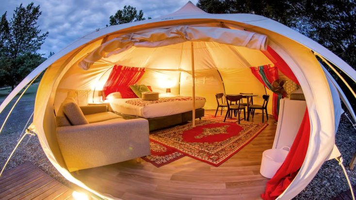 Melbourne Bell Tents in the Yarra Valley,