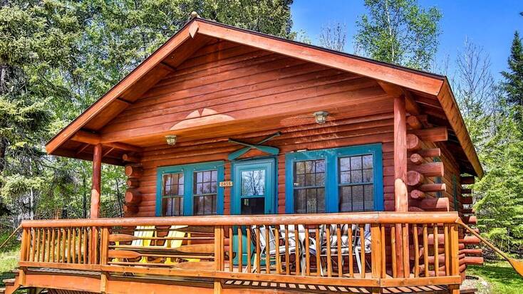 A cabin in Voyageurs National Park, Minnesota