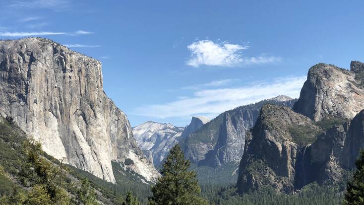 A view over Yosemite