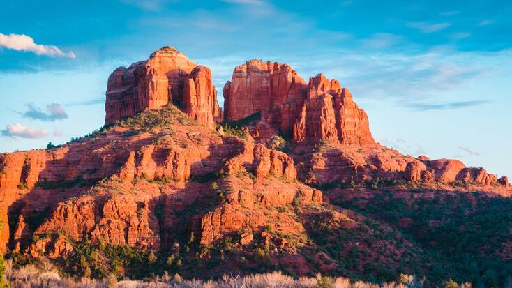 A view of Cathedral Rock, Arizona