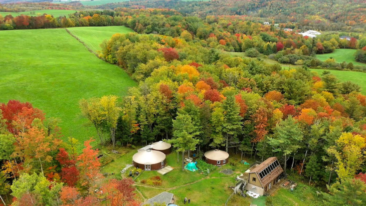 Fabulous Quebec Glamping Yurt from Montreal
