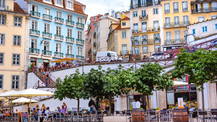 The old town of Lisbon is a tourist paradise and a must see on your next surf trip to Portugal